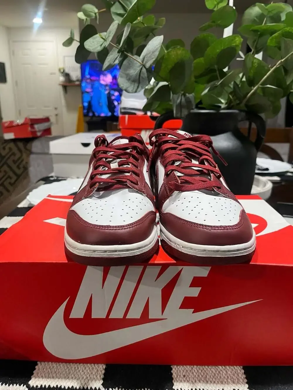 Men's Nike Dunk Low Retro Team Red/Team Red-White (DD1391 601) – , - Picture 2 of 7